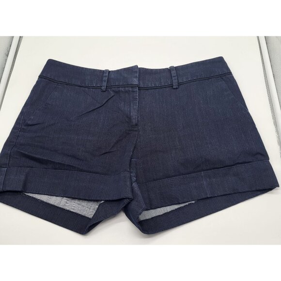 New York & Company 7th Ave Design Studio Women's SZ 8 Flat Front Chino Shorts - Picture 1 of 10